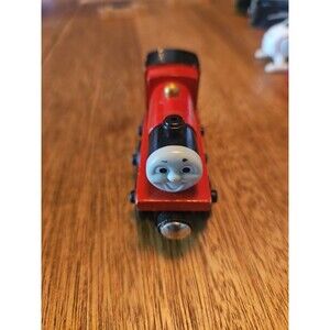Vintage James the Red Engine Thomas Wooden Railway 1996 Britt Allcroft GUC_